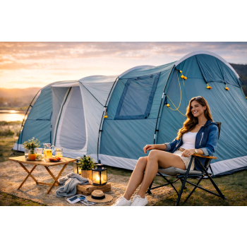 Namiot PALERMO XXL SleepWell 6-8 osobowy 5000mm VIBRA CAMPING