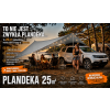 TARP Szary PARMA XXXL 25m2 PLANDEKA KEMPINGOWA 600x420CM 5000mm MARKIZA PŁACHTA BIWAK
